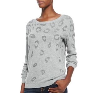 Joie Lilibeth leopard animal print sweater‎ Small
